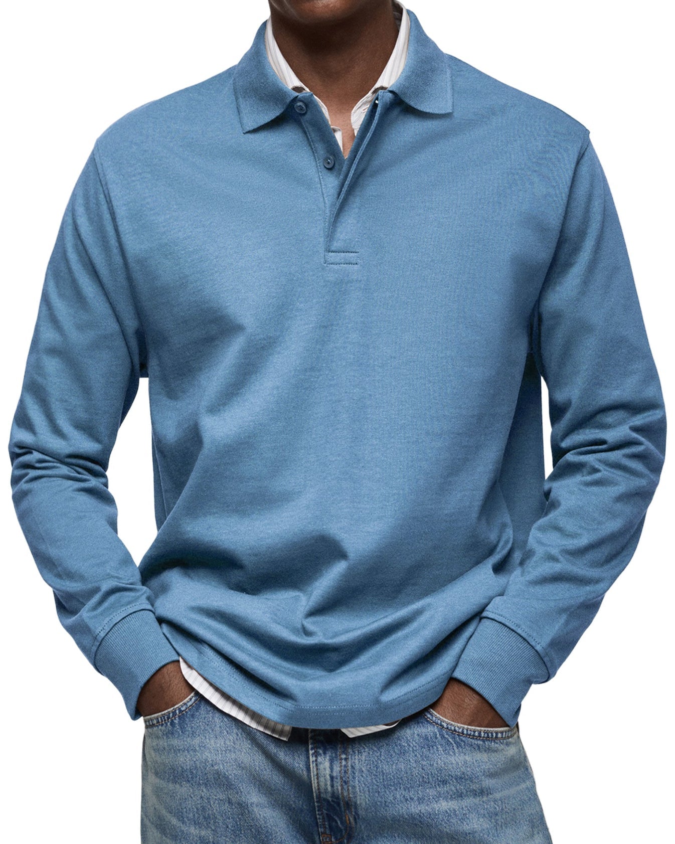 Casual polo met kraag