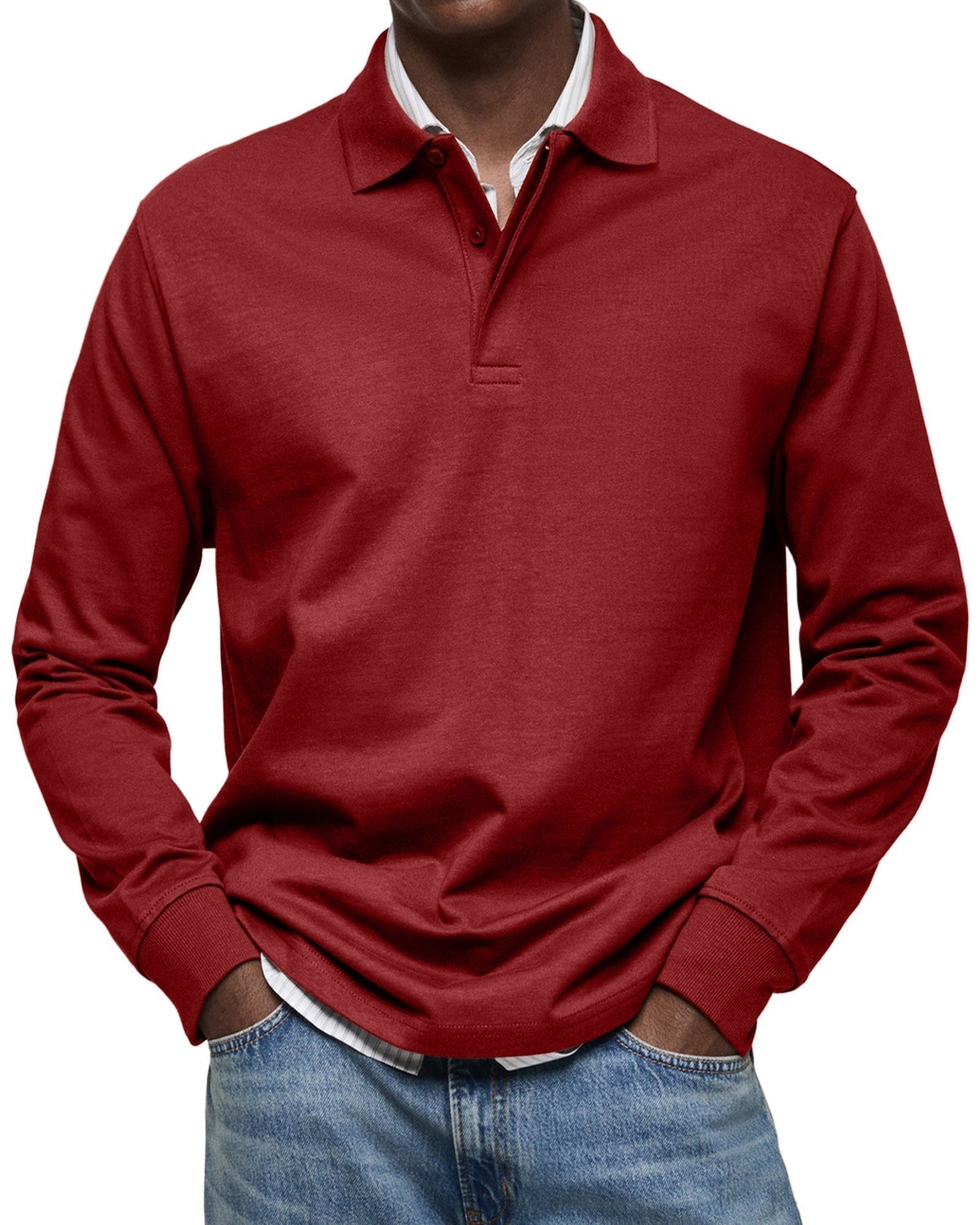 Casual polo met kraag