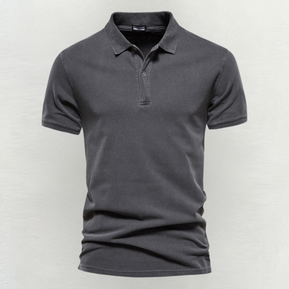 Classic polo shirt in pure cotton