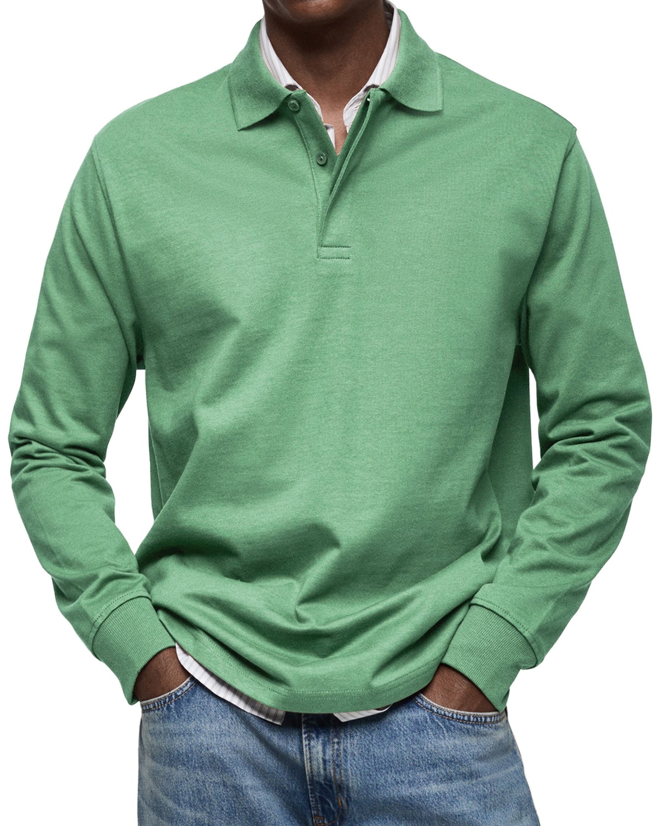 Casual polo met kraag