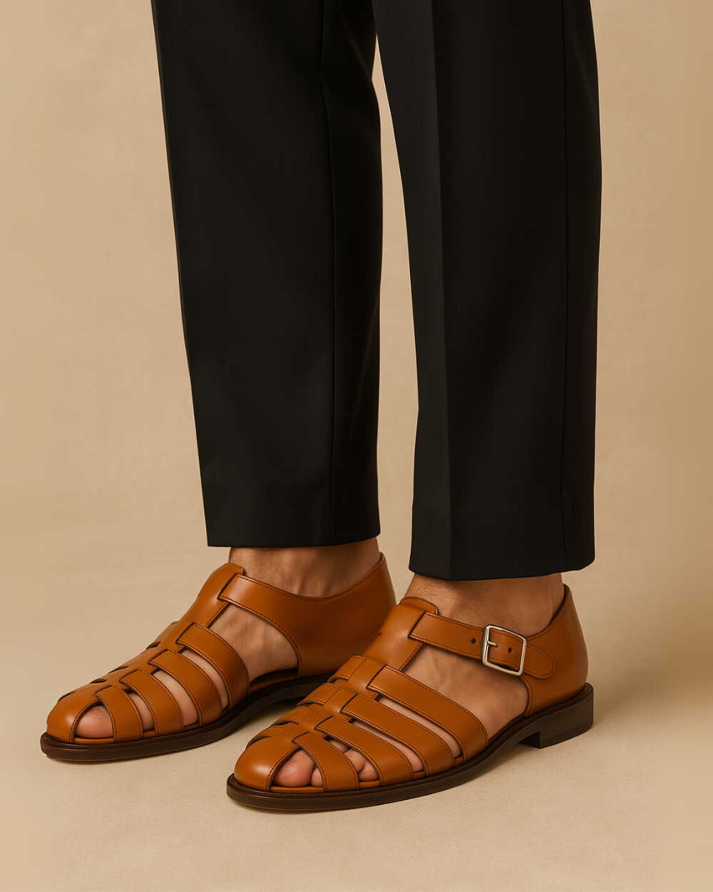 Grazio – Closed-toe sandal with strap