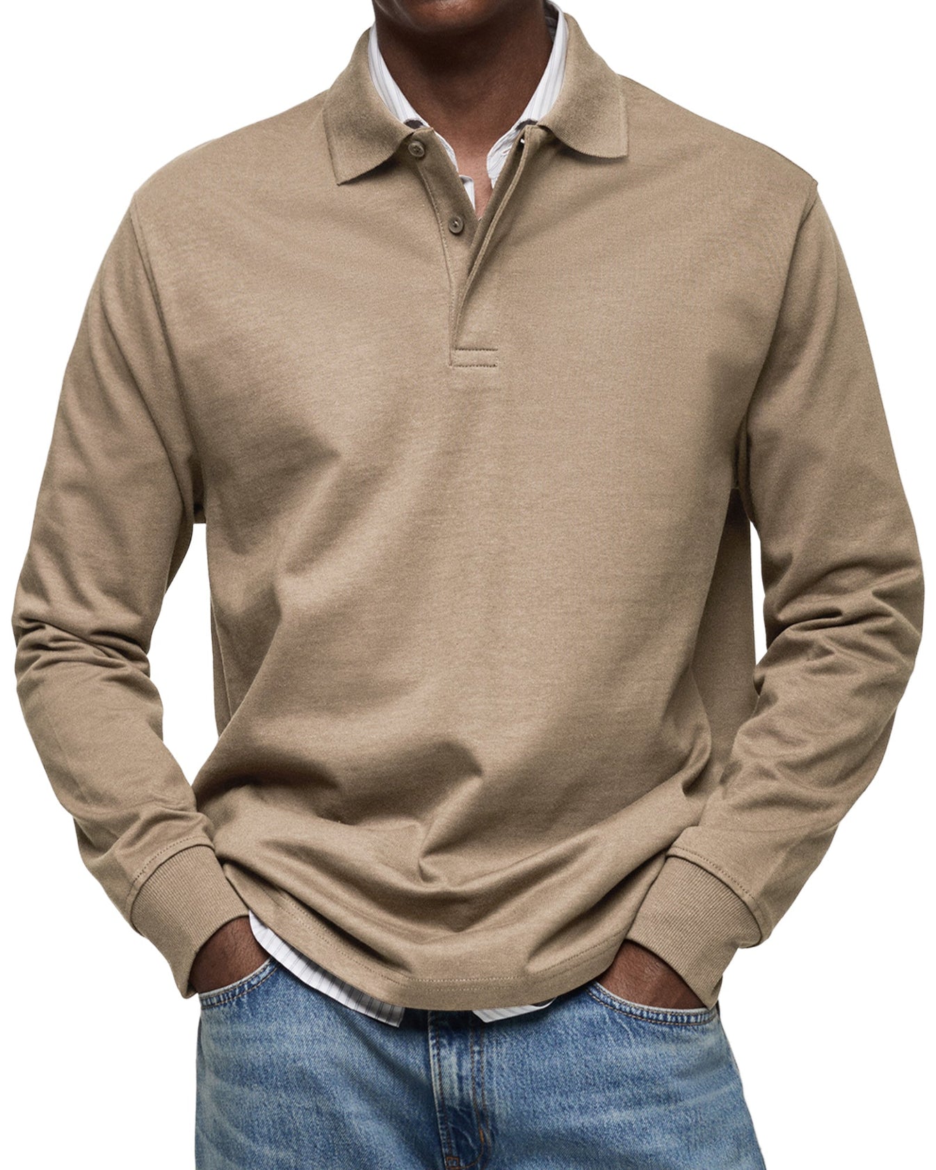 Casual polo met kraag