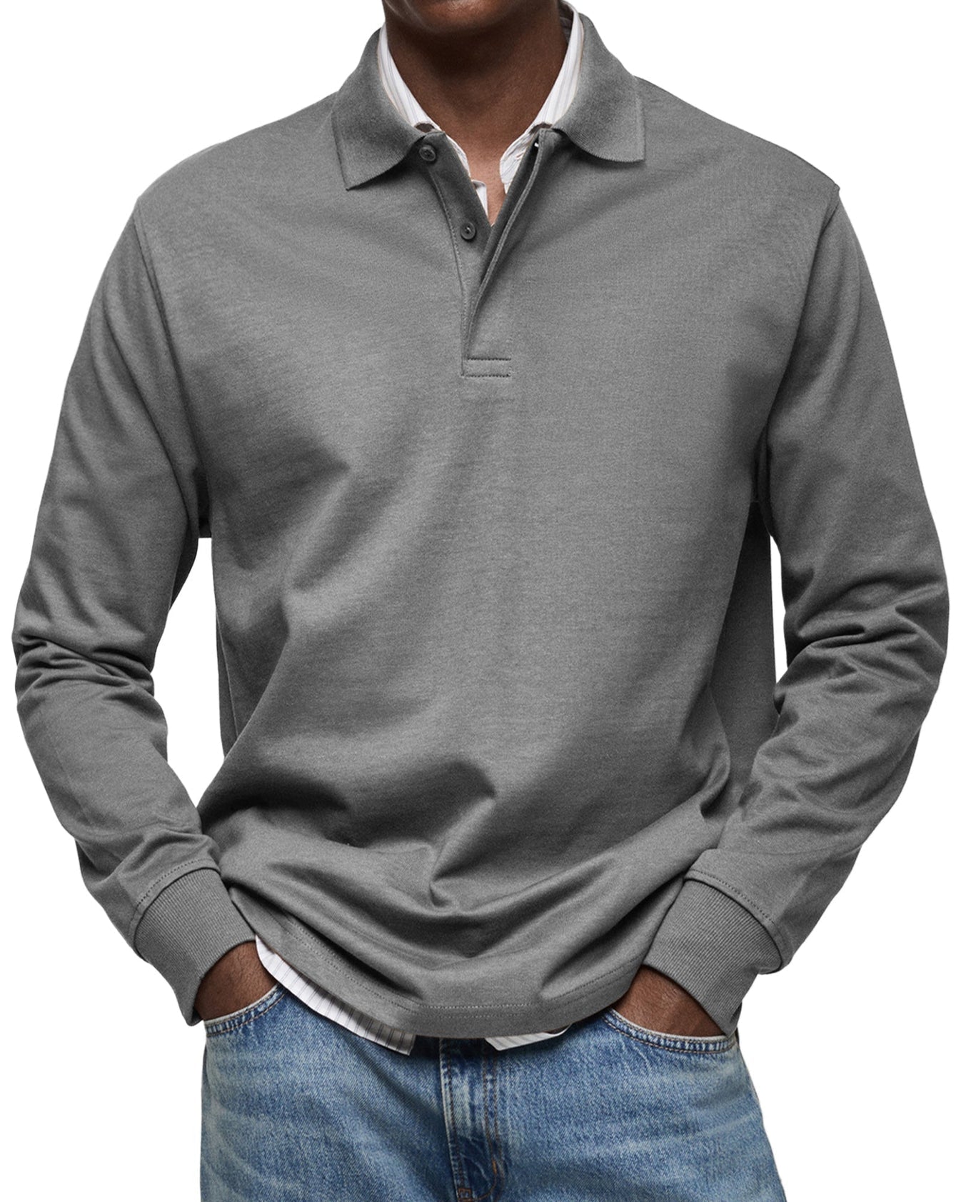 Casual polo met kraag