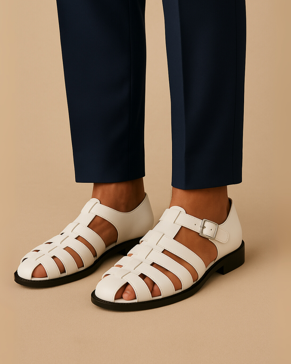Grazio – Closed-toe sandal with strap
