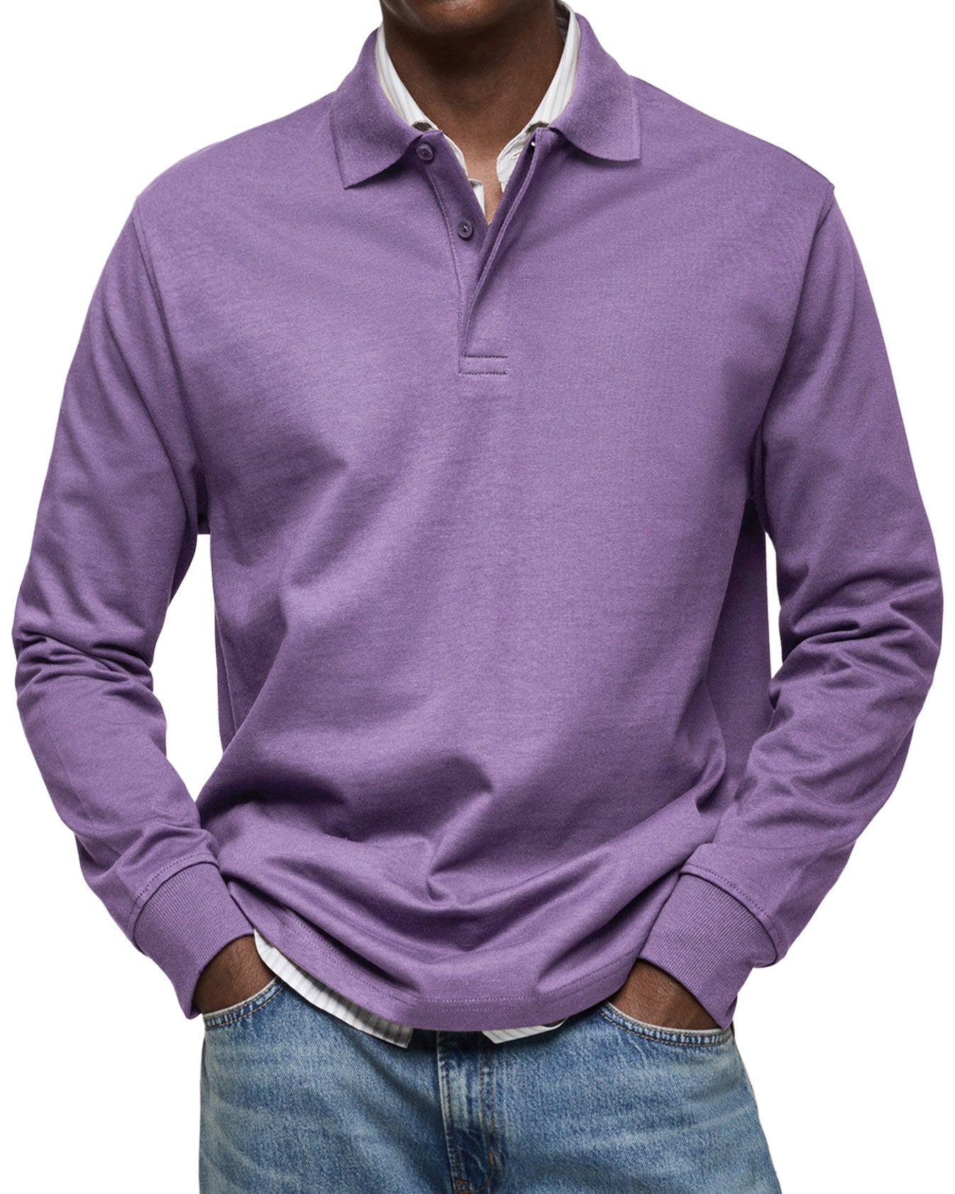 Casual polo met kraag