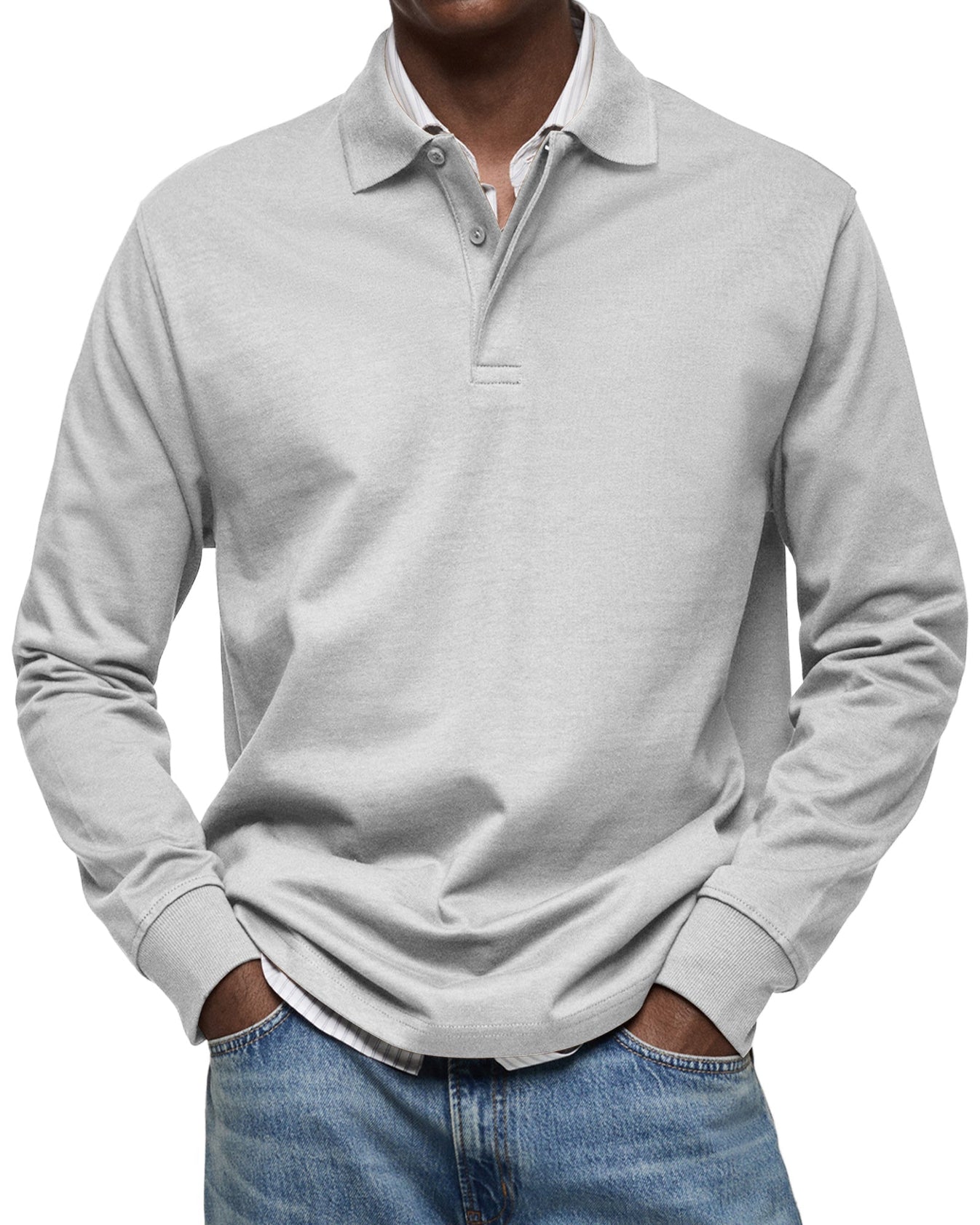 Casual polo met kraag