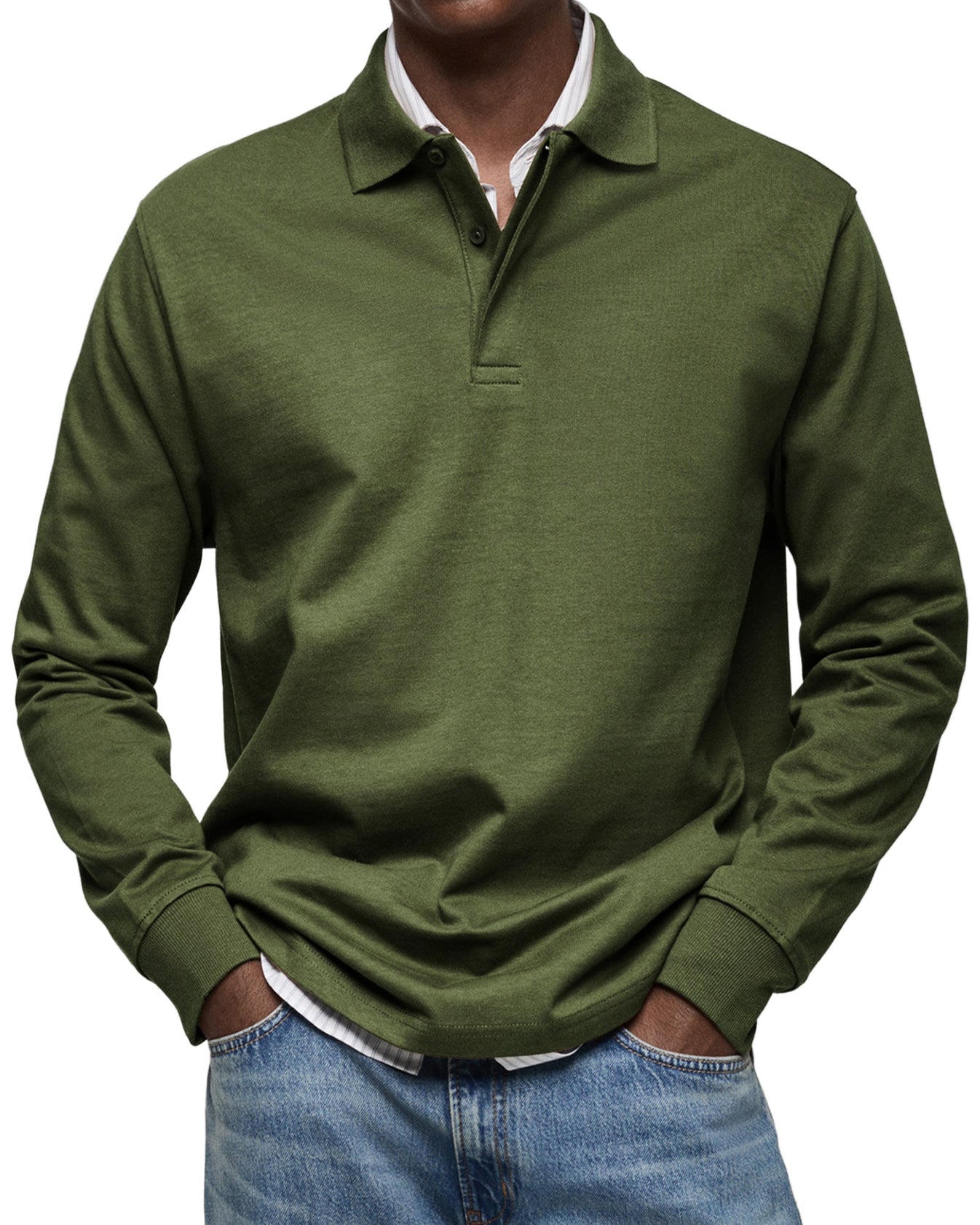 Casual polo met kraag