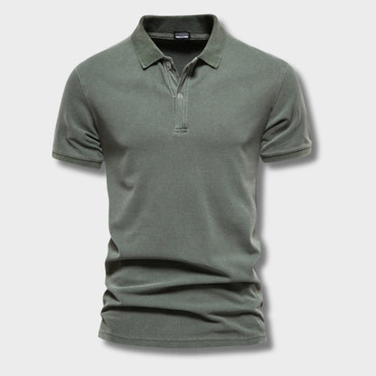 Classic polo shirt in pure cotton