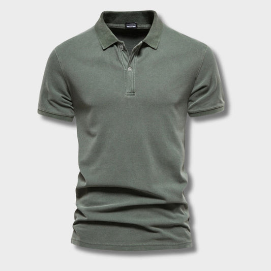 Classic polo shirt in pure cotton